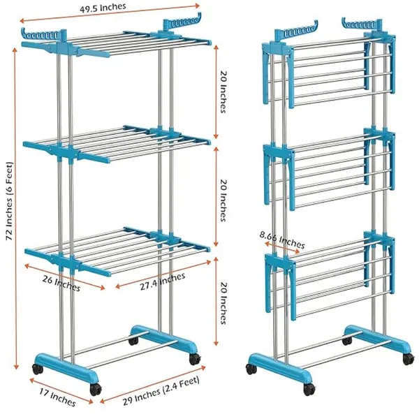Novatic_Stainless_Steel_+_Virgin_Plastic_Cloth_Drying_Stand_(_3_Tier_)_with_Lockable_Wheels_-_Blue