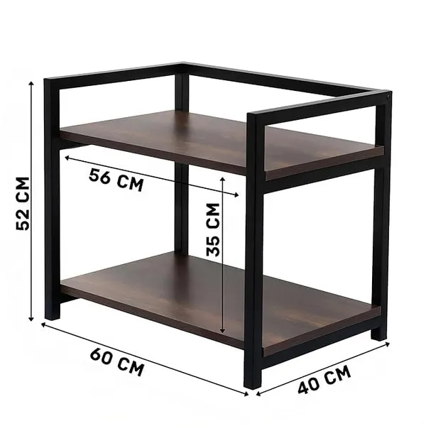 Novatic_Heavy_Duty_Microwave_Oven_Stand,_Kitchen_Storage_Rack/Double_Decker_Oven_Rack,_Metal_Frame,_Wooden_Shelves_(Weight_-_9.5_kg)_-_Walnut_Brown