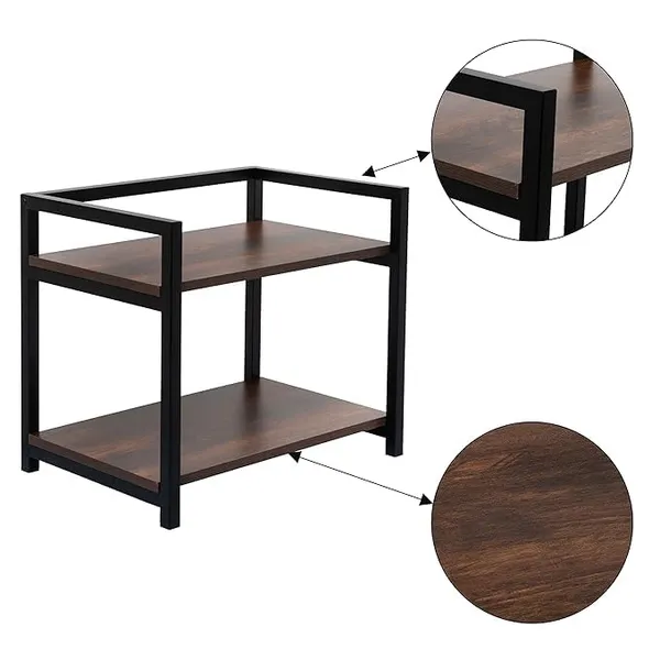 Novatic_Heavy_Duty_Microwave_Oven_Stand,_Kitchen_Storage_Rack/Double_Decker_Oven_Rack,_Metal_Frame,_Wooden_Shelves_(Weight_-_9.5_kg)_-_Walnut_Brown