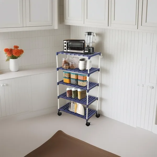 Novatic_Premium_Multipurpose_Rack_for_Kitchen_/_Metal_&_Plastic_Rack_for_Shoes_,_Books_,_Clothes_(_5_Tier_)_with_360_degree_Lockable_Wheels