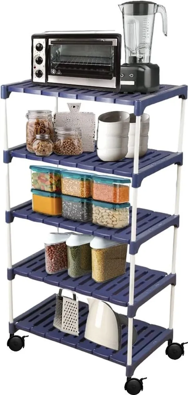 Novatic_Premium_Multipurpose_Rack_for_Kitchen_/_Metal_&_Plastic_Rack_for_Shoes_,_Books_,_Clothes_(_5_Tier_)_with_360_degree_Lockable_Wheels