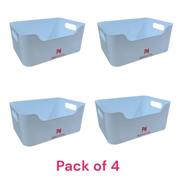Novatic_Plastic_Storage_Containers_/_Organisers_for_Cosmetics_,_Baby_Clothes_n_more_(_Pack_0f_4_)