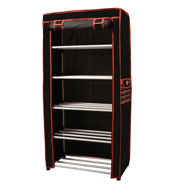 Novatic_Metal_Collapsible_Shoe_Stand_For_Home_(_5_Shelf_)_with_Zip_Cover_and_Wheels