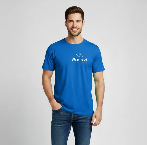 Blue_Cotton_Single_Jersey_T-shirt_For_Men