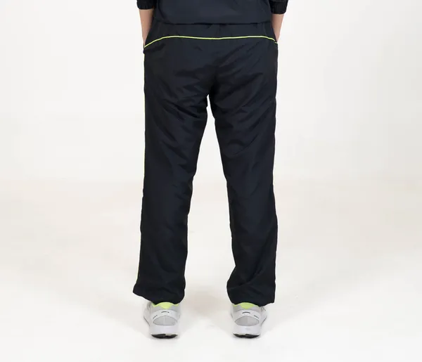 Black_&_Neon_Green_NS_&_Poly_Mesh_Track_Pant_with_MP_For_Women