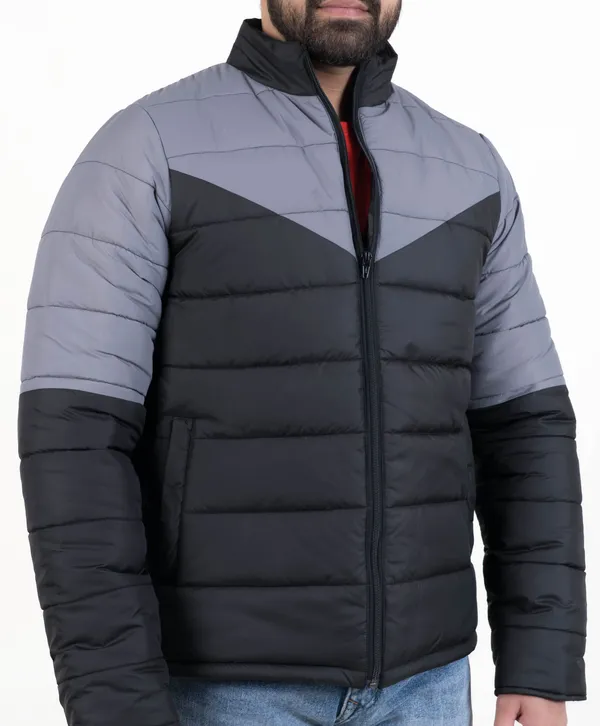 Grey_&_Black_NS_Butter_&_Tafta_Polyster_Puffer_Jacket_For_Men