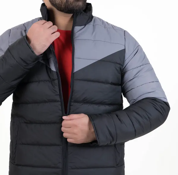 Grey_&_Black_NS_Butter_&_Tafta_Polyster_Puffer_Jacket_For_Men
