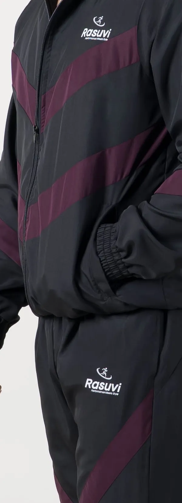Black_&_Wine_NS_&_Poly_Mesh_Track_Pant_For_Men
