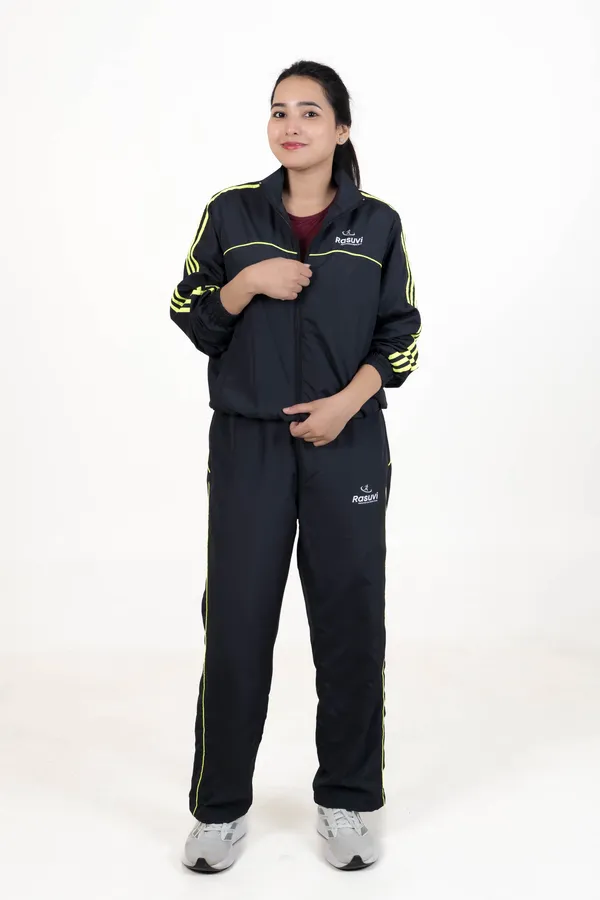 Black_&_Neon_Green_Strip_NS_&_Poly_Mesh_Track_Jacket_For_Women
