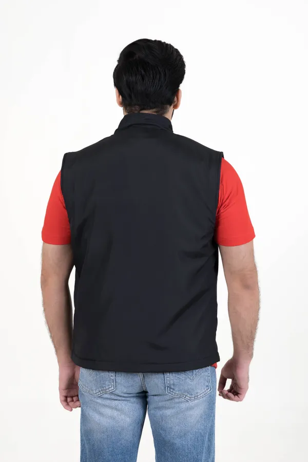 Black_&_Red_NS_Butter_&_Tafta_Polyster_NS_Fleece_Jacket_Sleevless_For_Men