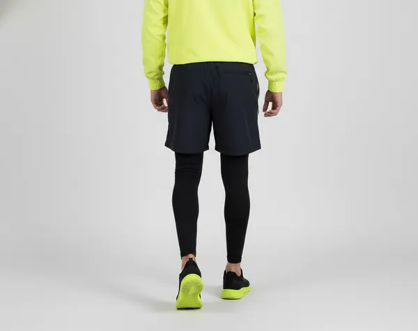 Black_&_Neon_Green_NS_&_Poly_Mesh_Shorts-MP_For_Men