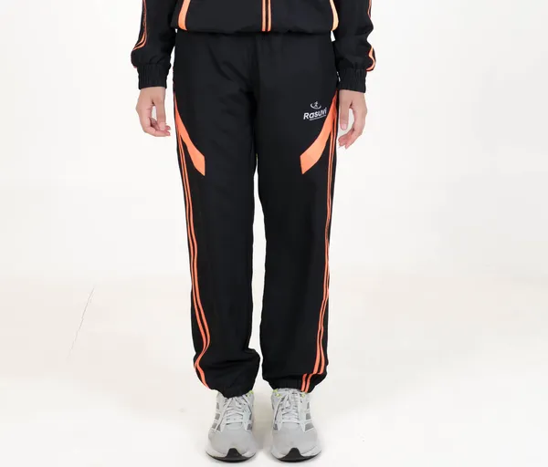 Black_&_Neon_Orange_Strip_NS_&_Poly_Mesh_Track_Pant_For_Women