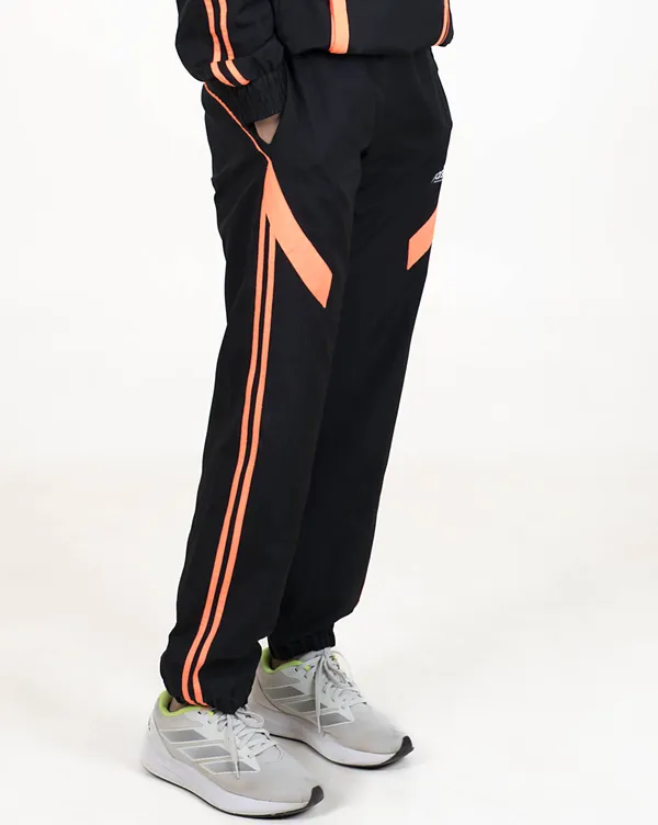 Black_&_Neon_Orange_Strip_NS_&_Poly_Mesh_Track_Pant_For_Women