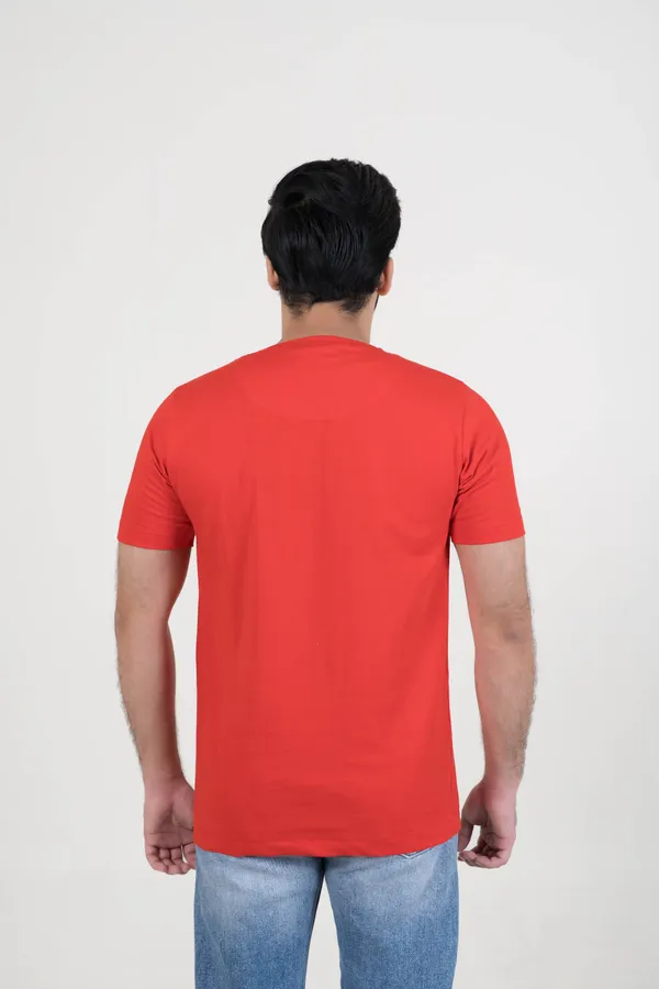 Red_Cotton_Single_Jersey_T-shirt_For_Men
