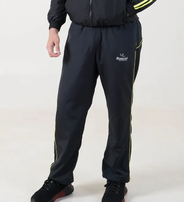 Black_&_Neon_Green_NS_&_Poly_Mesh_Track_Pant_with_MP_For_Men