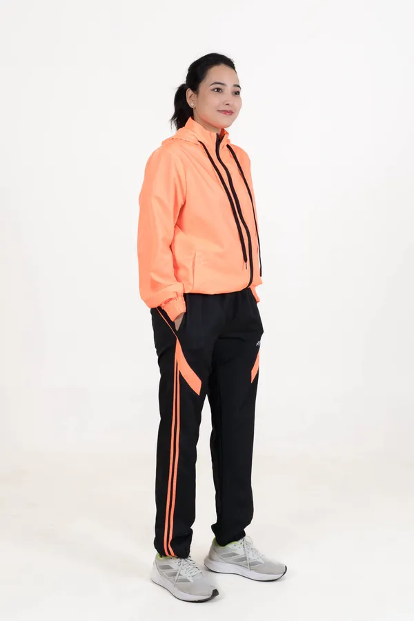 Orange_NS_Polyster_Hoody_Track_Top