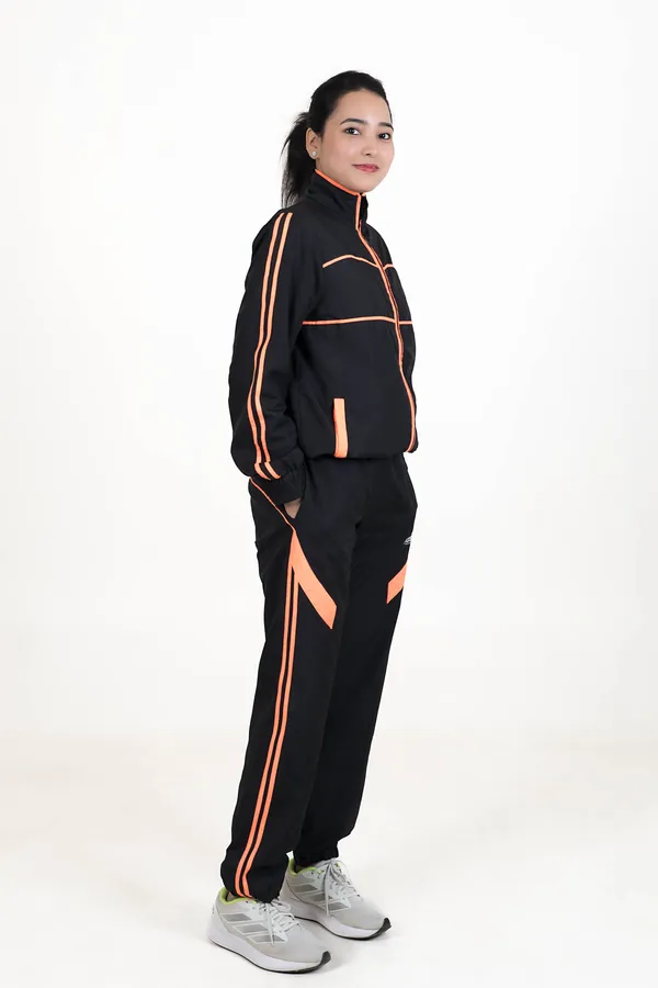 Black_&_Neon_Orange_Strip_NS_&_Poly_Mesh_Track_Jacket_For_Women
