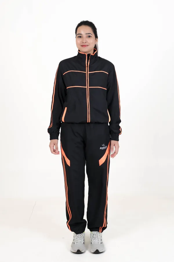 Black_&_Neon_Orange_Strip_NS_&_Poly_Mesh_Track_Jacket_For_Women