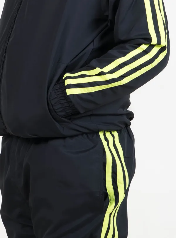 Black_&_Neon_Green_NS_&_Poly_Mesh_Track_Pant_For_Kids