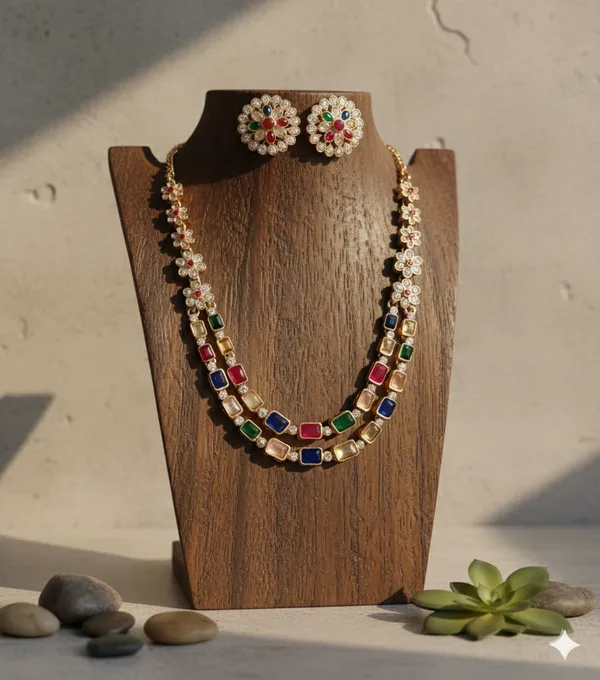 Multi_Color_Stone_Gold_Finish_Necklace_Set