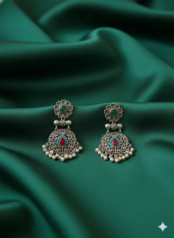 Silver_Multitone_Earrings