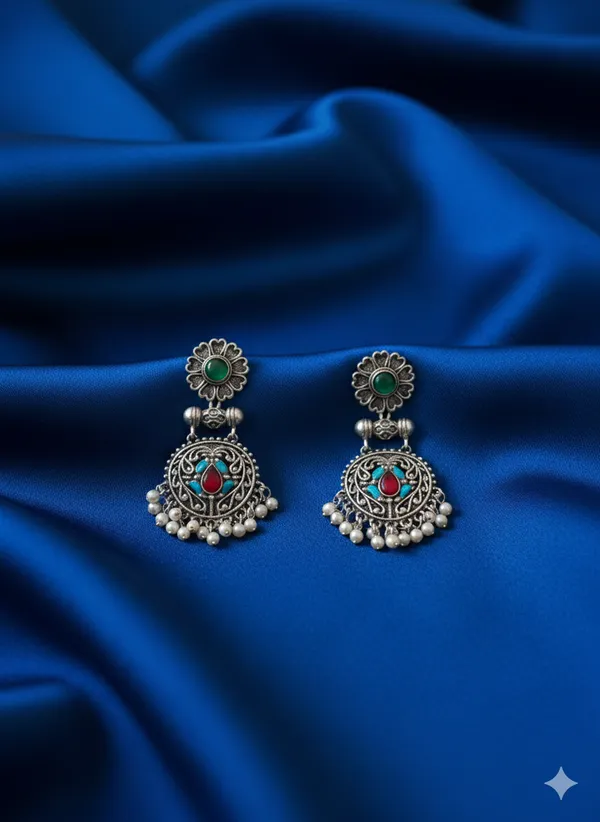 Silver_Multitone_Earrings