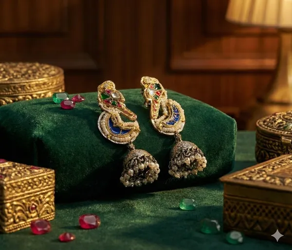 Morni_Chaand_Jhumki_Earrings
