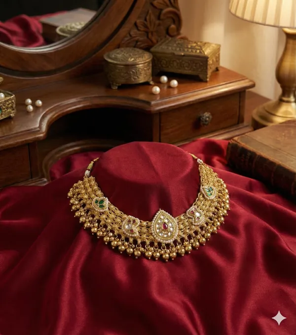 Filigree_Bloom_Gold_Plated_Fusion_Single_Necklace