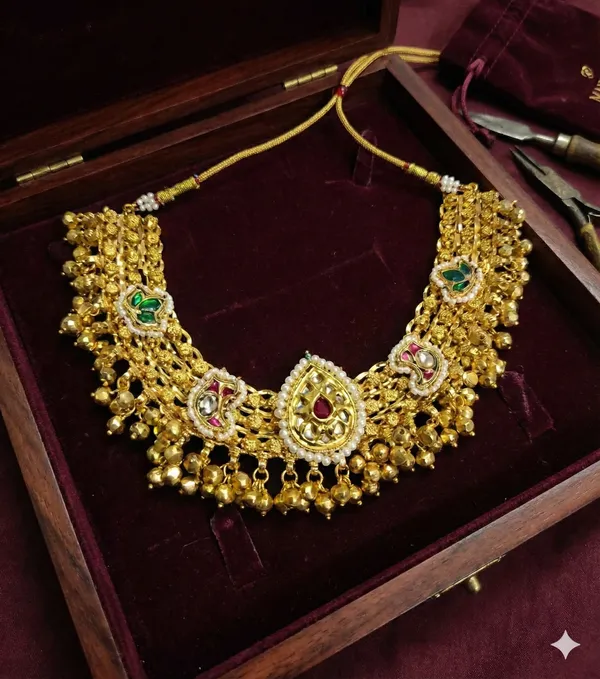 Filigree_Bloom_Gold_Plated_Fusion_Single_Necklace