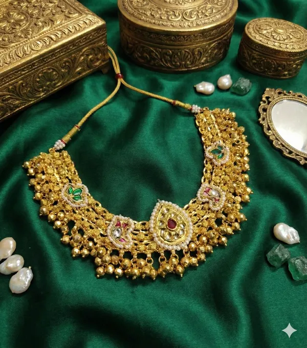Filigree_Bloom_Gold_Plated_Fusion_Single_Necklace