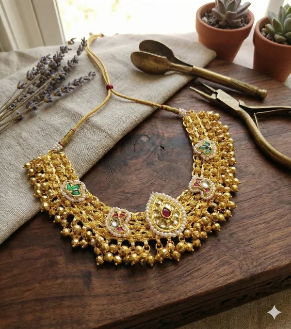 Filigree_Bloom_Gold_Plated_Fusion_Single_Necklace