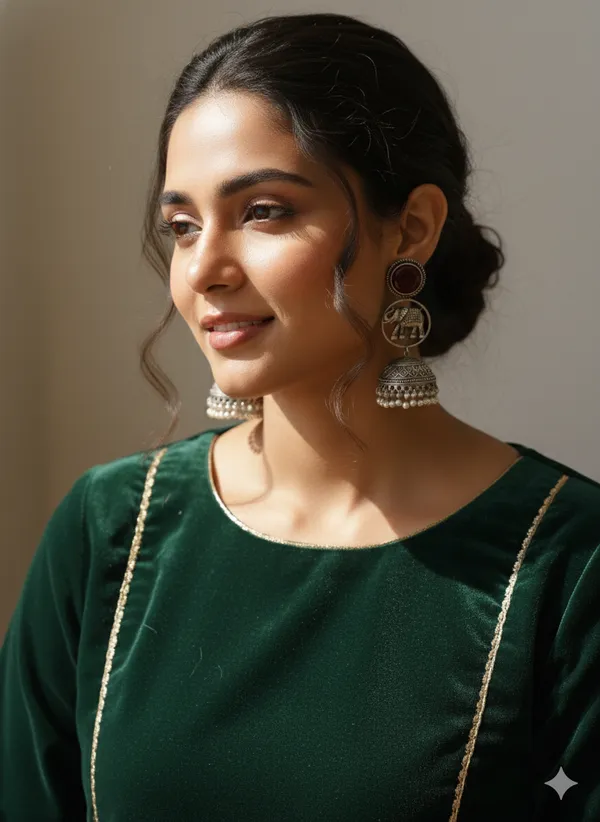 Monalisa_Stone_Gajraj_Jhumka_Earrings