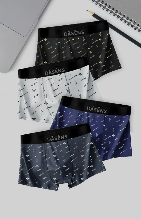 Pack_Of_4_Premium_Nylon_Brief_For_Men_(Multicolor)