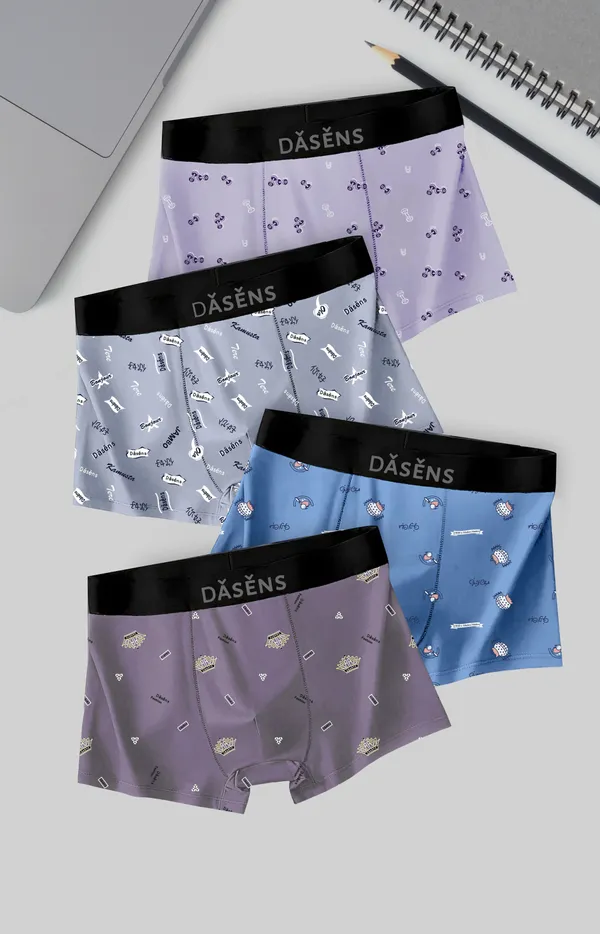 Pack_Of_4_Premium_Nylon_Brief_For_Men_(Multicolor)