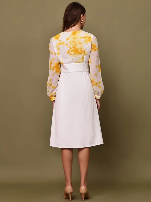 White_Tie_&_Dye_Valentino_&_Georgette_Dress_For_Women