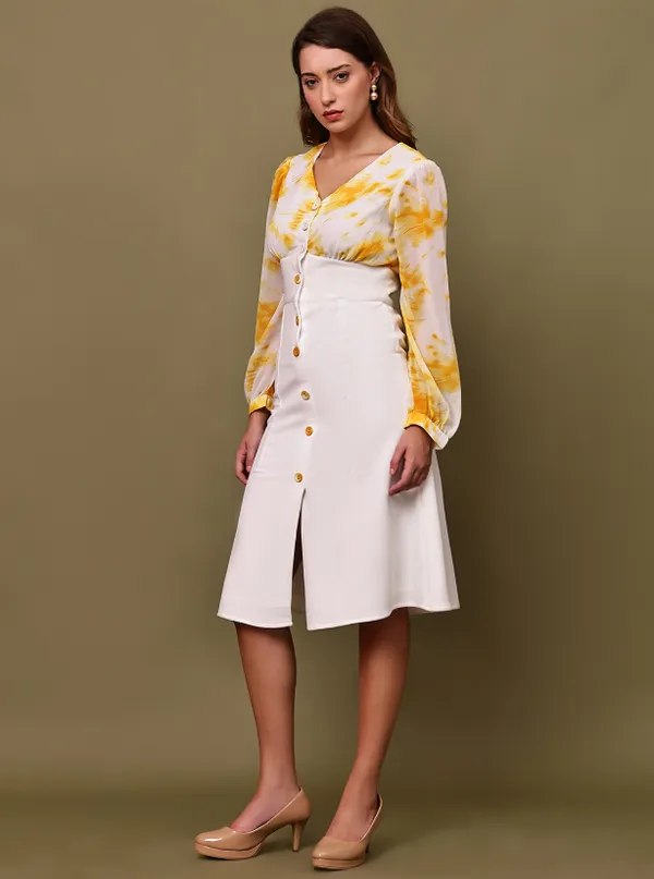 White_Tie_&_Dye_Valentino_&_Georgette_Dress_For_Women