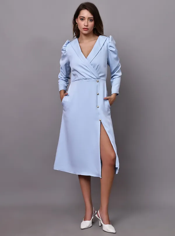 Sky_Blue_Banana_Crepe_Dress_For_Women