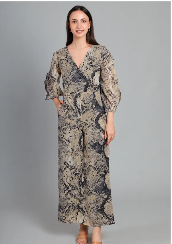 Snake_Print_Georgett_Jumpsuit_For_Women