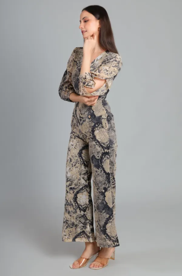 Snake_Print_Georgett_Jumpsuit_For_Women