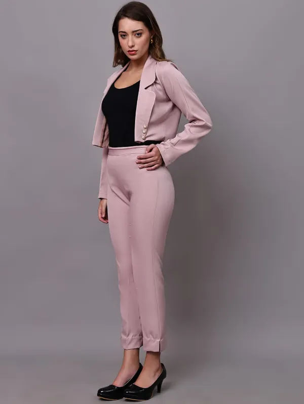Pale_Peach_Banana_Crepe___Blazers_For_Women