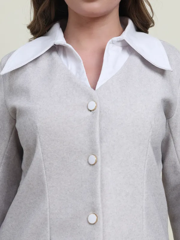 Grey_&_White_Winter_Luxe_Suede_Long_Coat_For_Women
