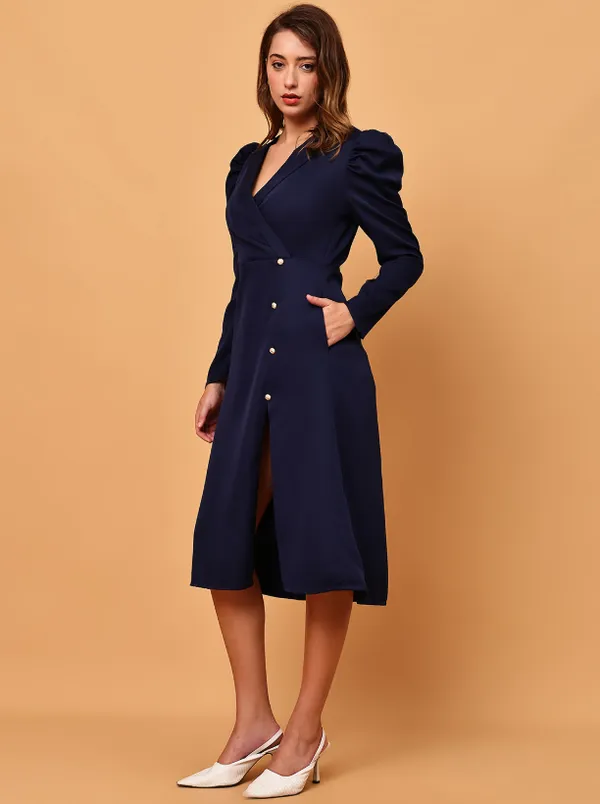 Navy_Blue_Banana_Crepe_Dress_For_Women