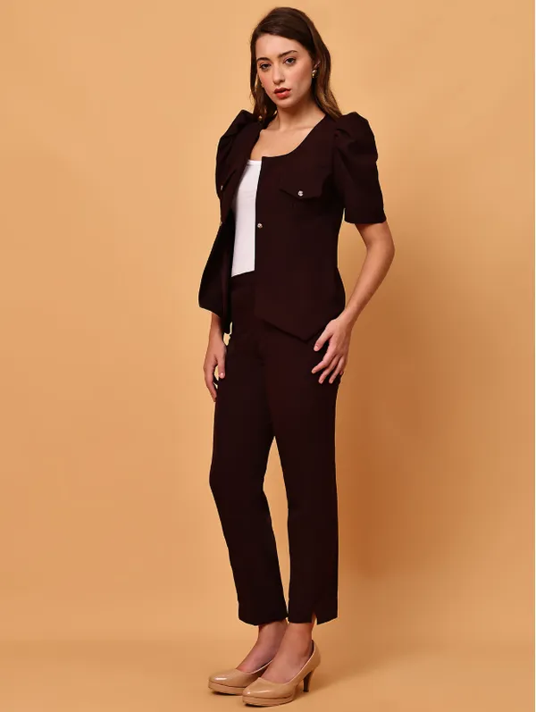 Brown_Banana_Crepe_Co-Ords_For_Women