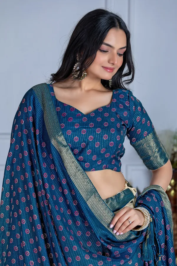 Blue_Dola_Silk_Lehenga_Choli_For_Women