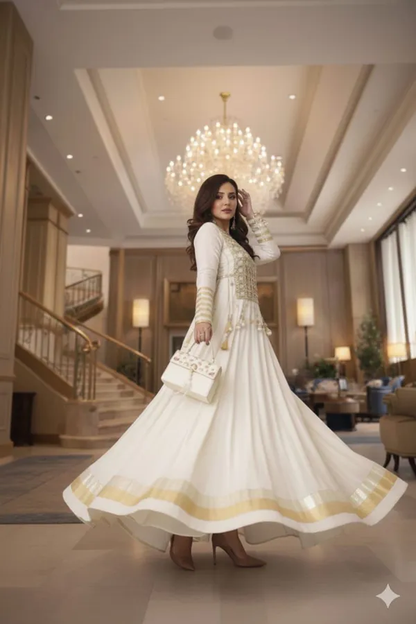 Embroidered_Embellished_Rangoli_Silk_Gown_with_Mirror_Work_Koti_and_ladkan_Ready_to_wear