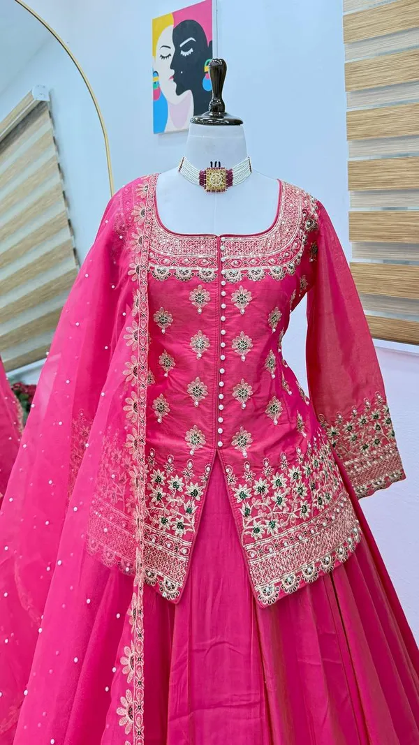 Pink_New_Designer_Party_Wear_Pink_Top_Lehenga_Dupatta_Set