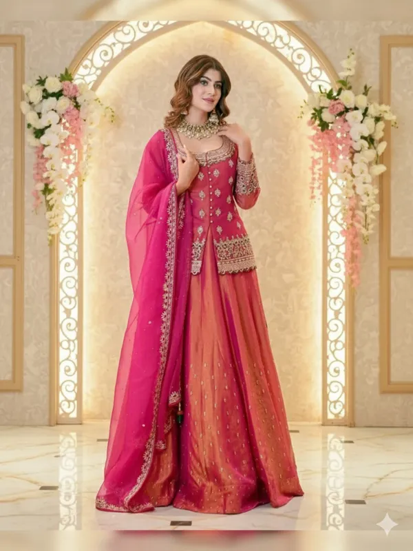 Pink_New_Designer_Party_Wear_Pink_Top_Lehenga_Dupatta_Set