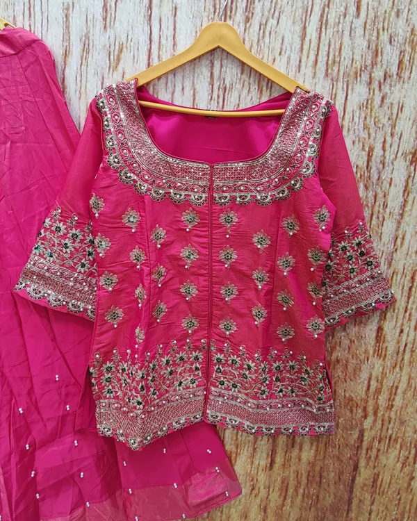 Pink_New_Designer_Party_Wear_Pink_Top_Lehenga_Dupatta_Set