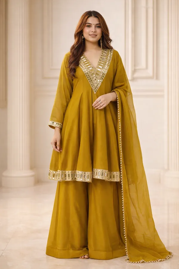 Womens_Mustard_Embroidered_Sharara_Suit_Set__Georgette_Kurta_with_Dupatta