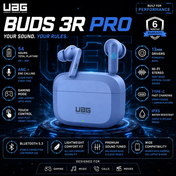UAG_3R_Buds_TWS_Bluetooth_Earbuds_with_ENC_HD_Calling,_Deep_Bass_Audio,_Bluetooth_5.3,_Low_Latency_Gaming,_Touch_Control_&_Type-C_Fast_Charging
